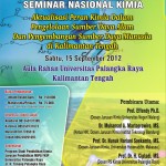 Seminar Nasional Kimia 2012 Prodi Pendidikan Kimia FKIP Universitas Palangka Raya