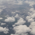 Awan dari Balik Jendela Pesawat *doc. pribadi