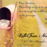 Ikuti Giveaway Letter from Novemberian