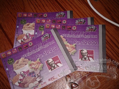 Voucher KFC Rp. 10.000