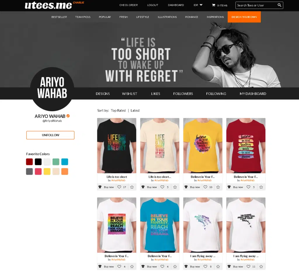 Grab and Design Your Own Tshirt with Utees.me 11 Ariyo Wahab and Utees.me