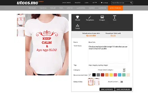 Grab and Design Your Own Tshirt with Utees.me 4 ammachemist Design of Utees.me