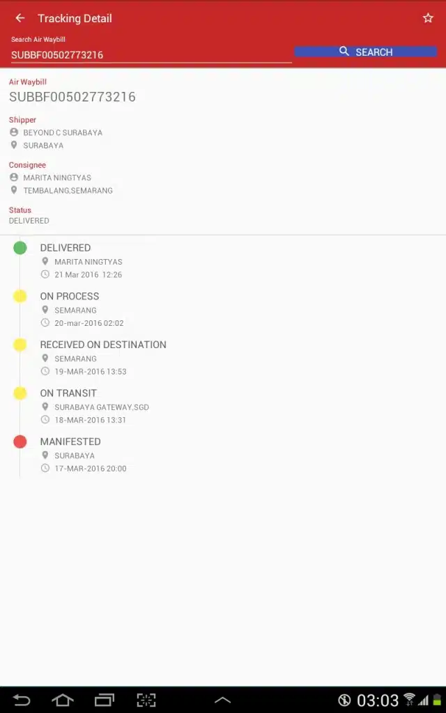 Selangkah Lebih Maju dengan My JNE 4 Rekaman Hasil Resi