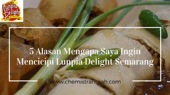 5 Alasan Mengapa Saya Ingin Mencicipi Lunpia Delight Semarang