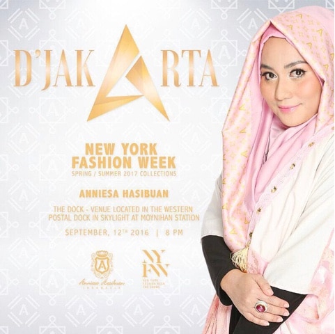 Anniesa Hasibuan Banggakan Indonesia di NYFW 2016 2 D'Jakarta and Anniesa Hasibuan 2016