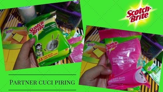 Cuci Piring, Pekerjaan Rumah Paling Favorit 2 Scotch Brite, Partner Cuci Piring