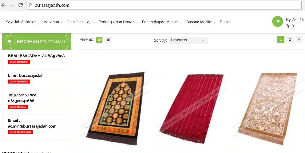 Bursa Sajadah Surabaya dalam Bingkai #SKVBerbagi 13 Website Bursa Sajadah