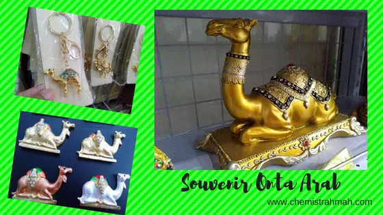 Bursa Sajadah Surabaya dalam Bingkai #SKVBerbagi 7 Souvenir Onta Arab