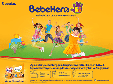 Berbagi Cinta bersama #BEBEHero 2 Bebehero Hi5