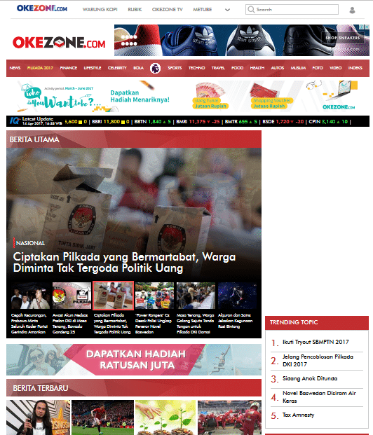 Menikmati Berita Terkini bersama Okezone 2 Menikmati Berita Terkini bersama Okezone 2