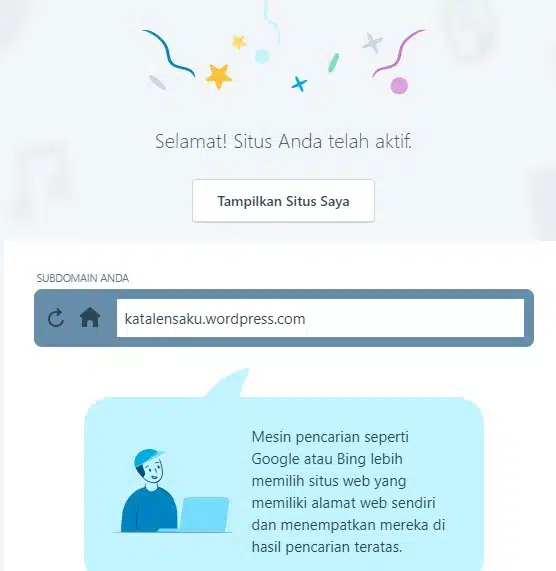 Cara Membuat Blog di Wordpress dengan Mudah 6