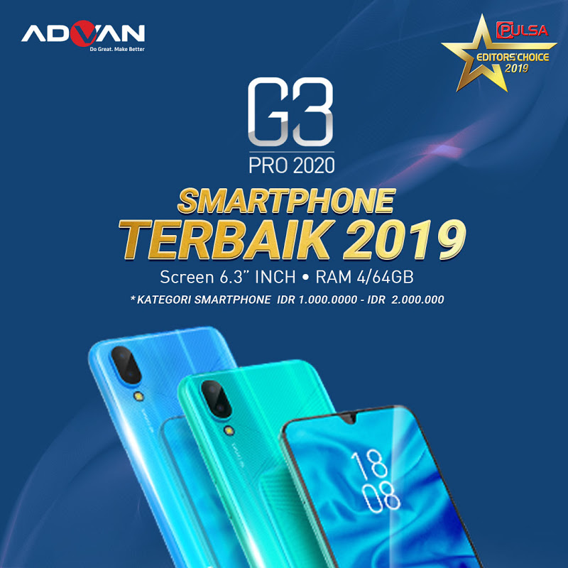 ADVAN G3 Pro, Smartphone Terbaik 2019 untuk Kamu 1