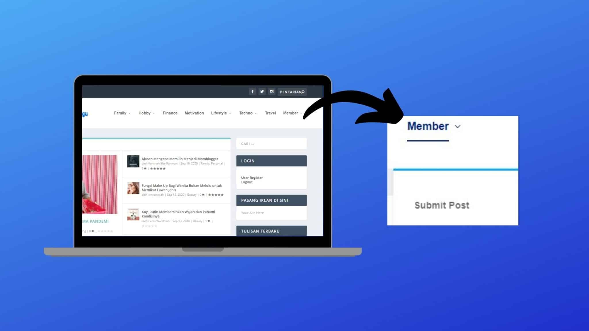 brtnetwork submit artikel harus jadi member dulu