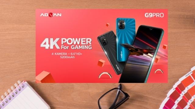 ponsel gaming advan g9 pro untuk anak anak milenial gamers