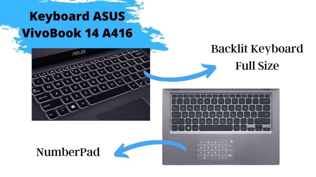 10 Alasan Ingin Punya ASUS VivoBook 14 A416 7 keyboard numberpad
