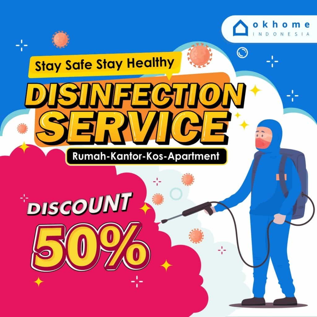 Betah di Rumah dengan OKHOME Cleaning Service 2 disinfection service okhome