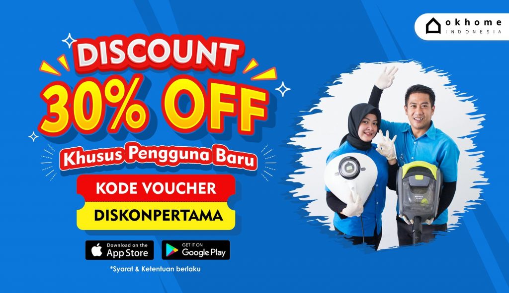 Betah di Rumah dengan OKHOME Cleaning Service 4 diskon cleaning service okhome