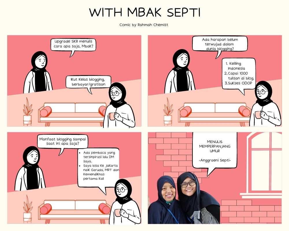 Mengais Inspirasi dari Sosok Anggraeni Septi 2 komik mengais inpirasi dari sosok anggraeni septi