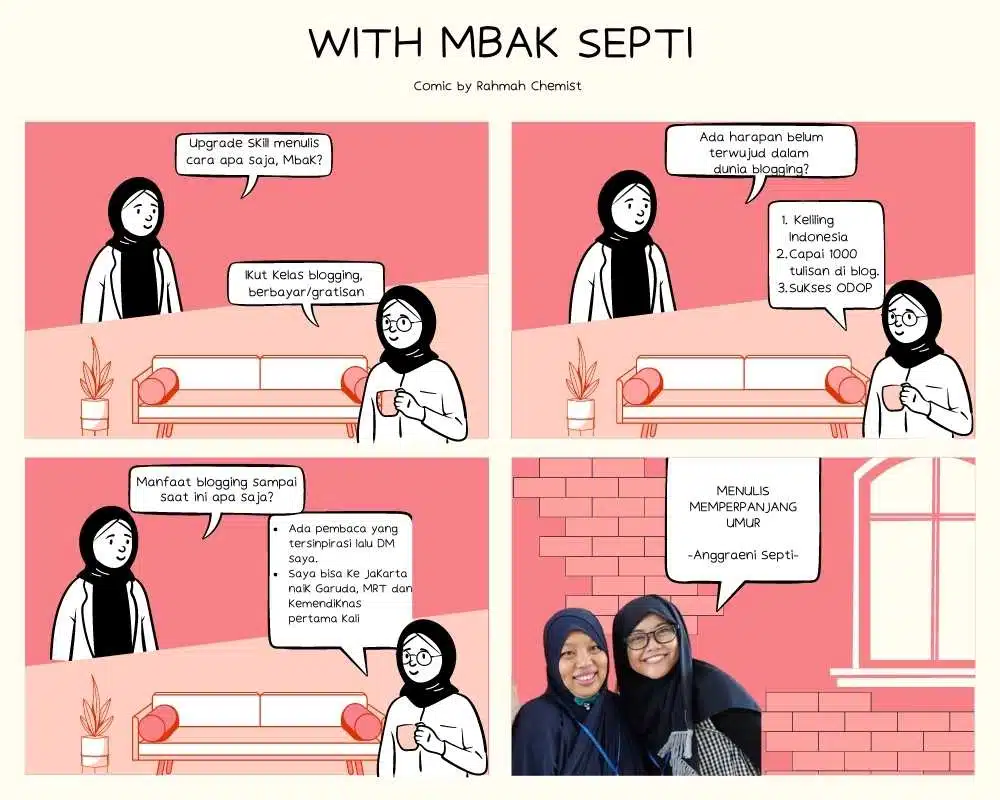 komik mengais inpirasi dari sosok anggraeni septi