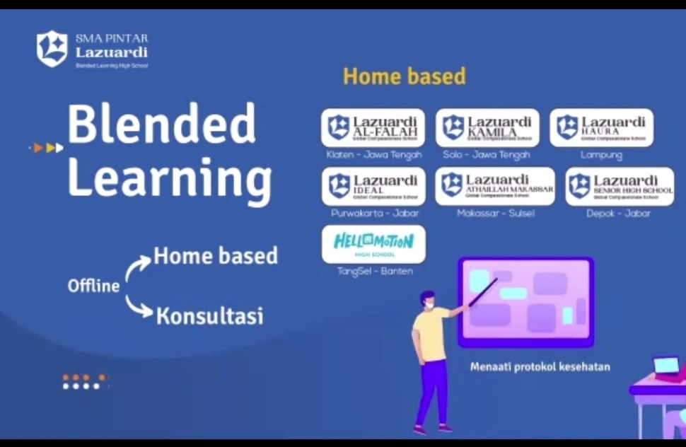 blended learning sma pintar lazuardi