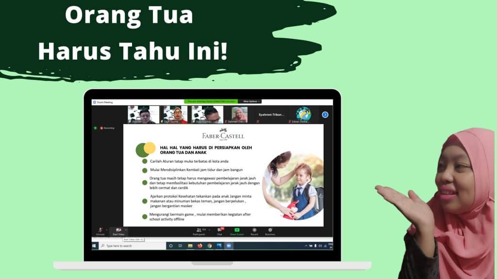 Paket Belajar Online Faber-Castell Jadikan PJJ atau PTM Berjalan Lancar 2 orang tua dan pembelajaran jarak jauh