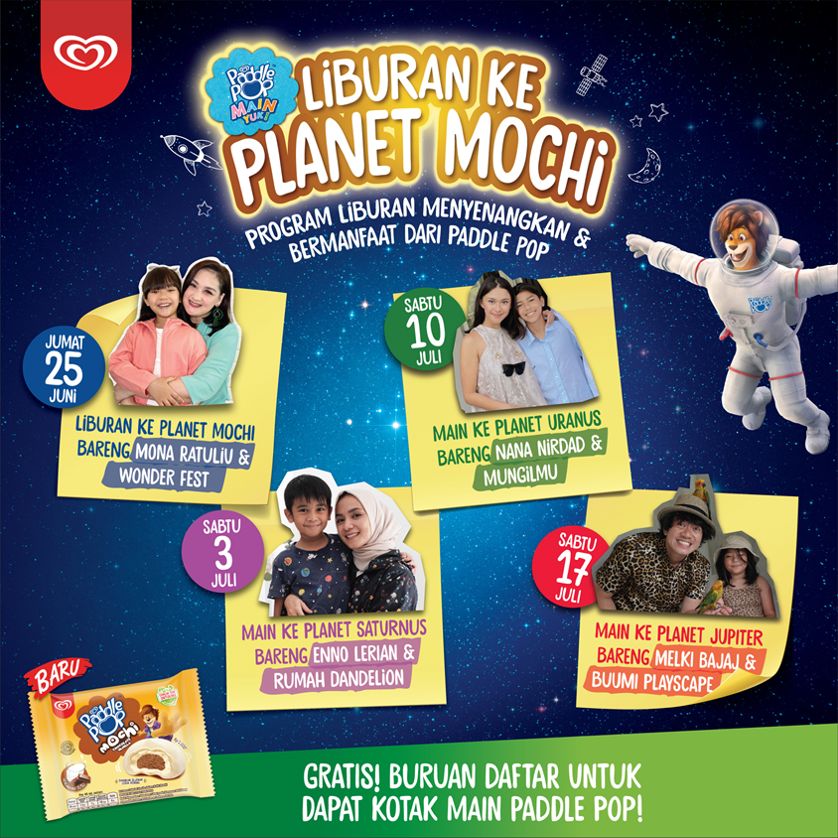 Cerita Seru Liburan ke Planet Mochi bersama Paddle Pop Main Yuk! 1 Cerita Seru Liburan ke Planet Mochi bersama Paddle Pop Main Yuk! 1