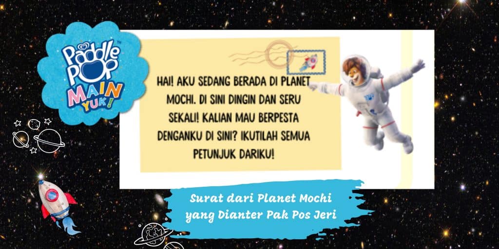 Cerita Seru Liburan ke Planet Mochi bersama Paddle Pop Main Yuk! 2 Cerita Seru Liburan ke Planet Mochi bersama Paddle Pop Main Yuk! 2