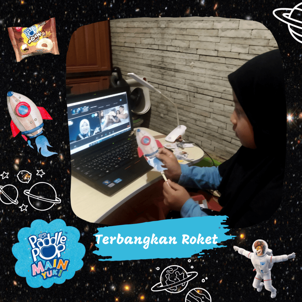 Cerita Seru Liburan ke Planet Mochi bersama Paddle Pop Main Yuk! 4 terbangkan roket mochi