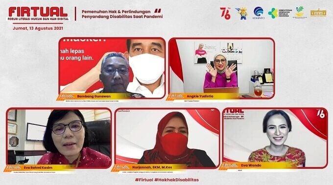 Hak dan Perlindungan Penyandang Disabilitas Saat Pandemi 4 Firtual Seminar