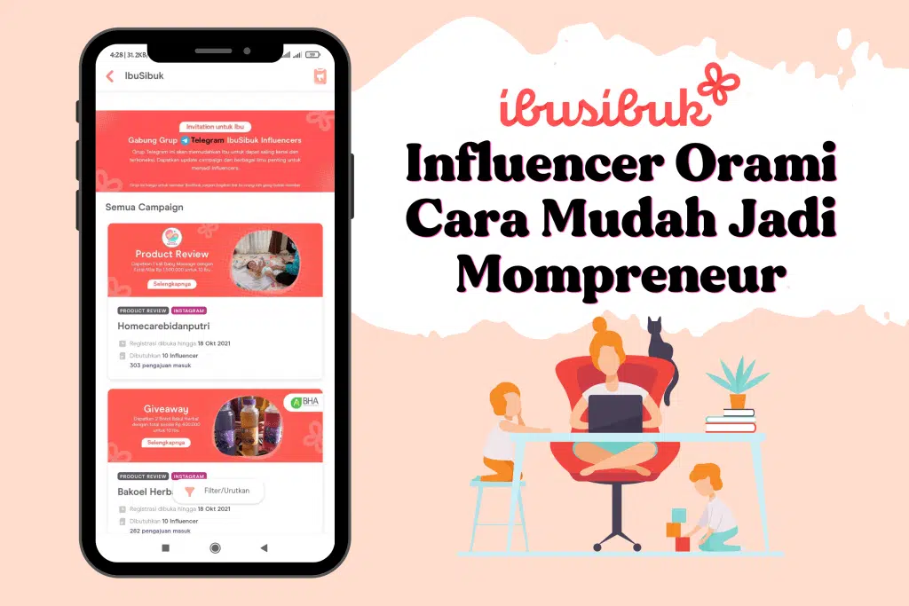 IbuSibuk Influencer Orami Cara Mudah Jadi Mompreneur