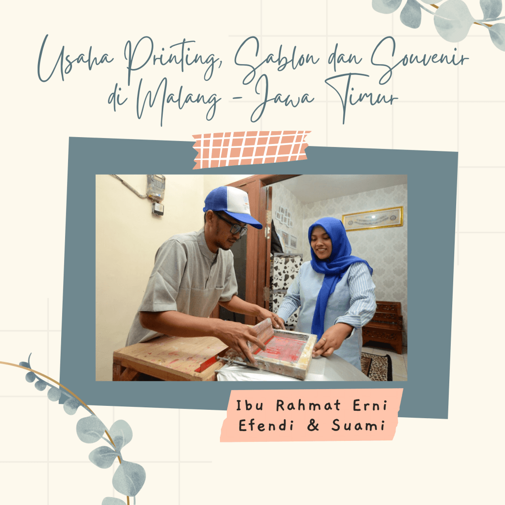 rahmat erni efendi usaha sablon jawa timur mikro