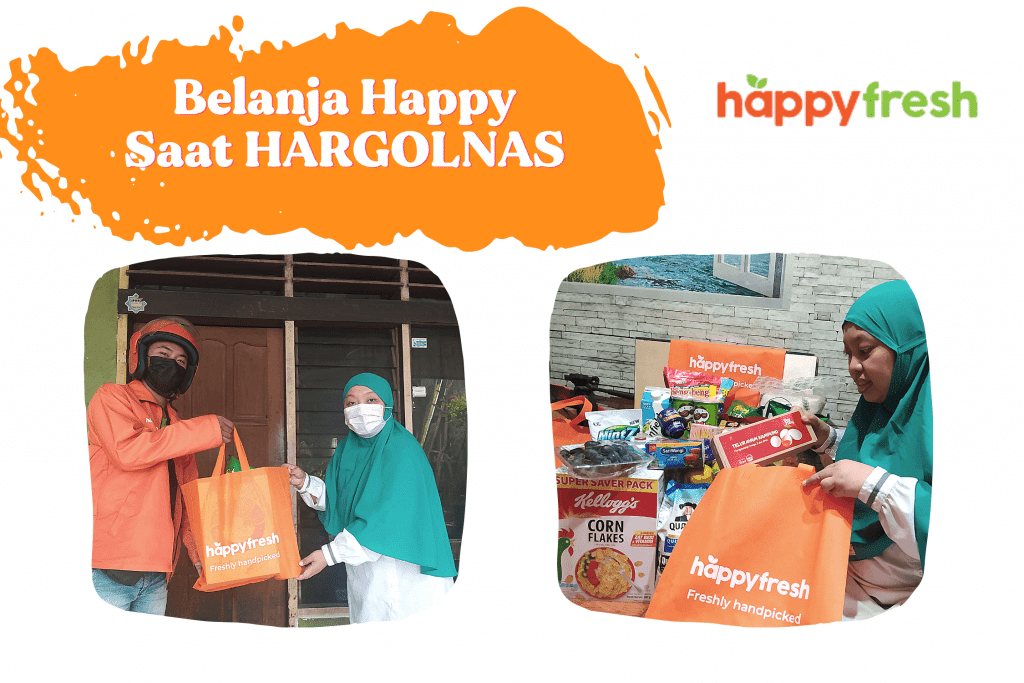 Manfaatkan HARGOLNAS, Belanja di HappyFresh Jadi Puas 3 Belanja Happy Saat HARGOLNAS