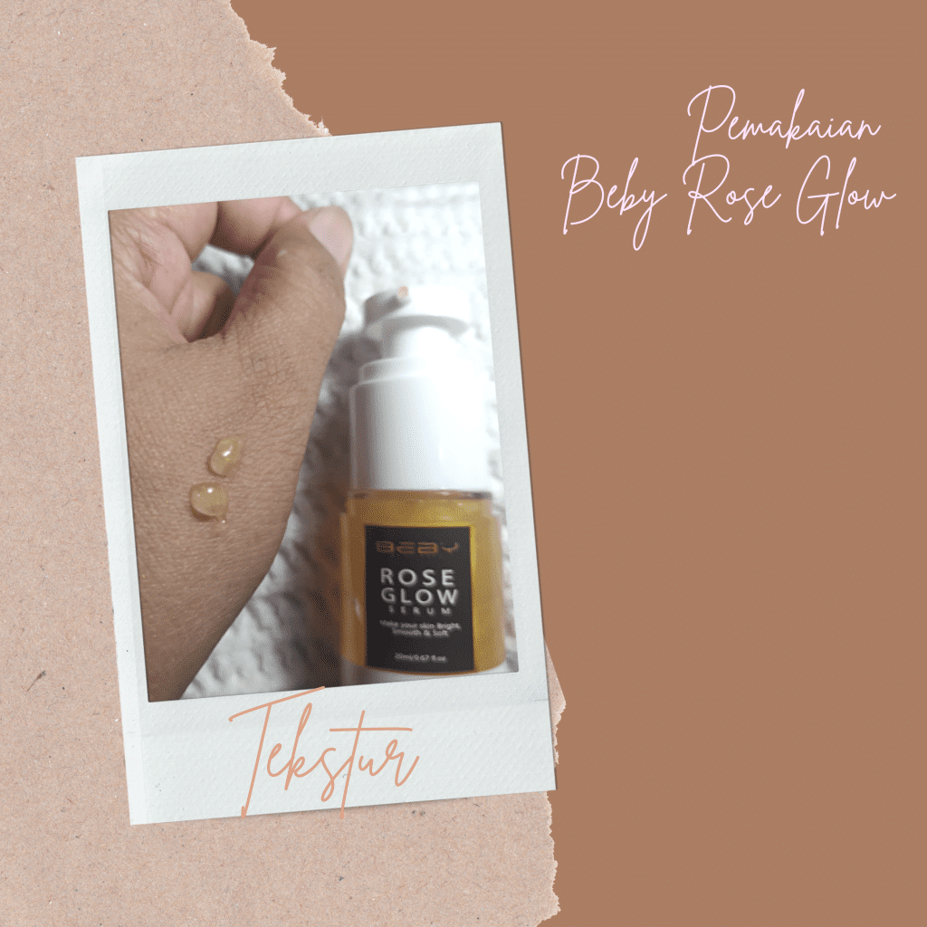 Tips Wajah Cerah dan Glowing dengan Beby Rose Glow Serum 2 pemakaian beby rose glow serum setiap hari