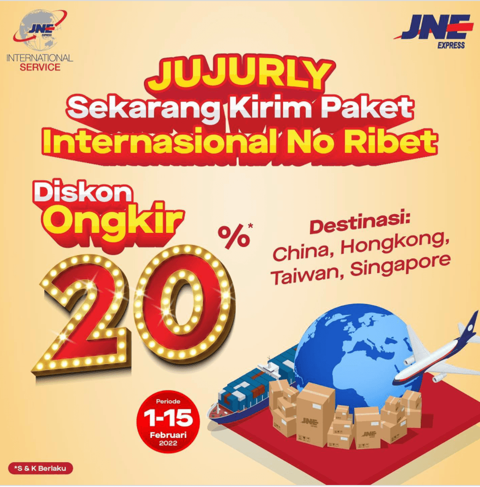 Tips Merayakan Imlek di Tengah Kondisi Pandemi 3 ongkir diskon 20% untuk pengiriman internasional via jne