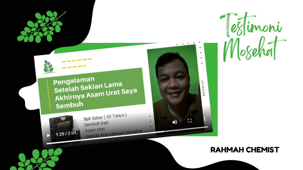 Testimoni Mosehat Asam Urat Tak Lagi Kumat 2 testimoni penggunaan mosehat oleh pak sabar
