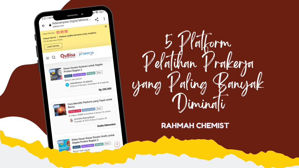 platform e-learning di indonesia kelas pelatihan prakerja