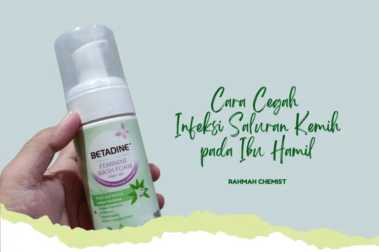 cegah infeksi saluran kemih pada ibu hamil dengan betadine feminine wash foam