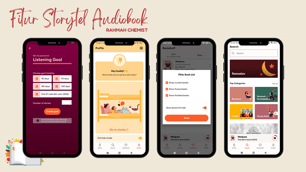 Aplikasi Storytel Audiobook, Cara Efektif Membaca Buku 3 fitur storytel audiobook indonesia