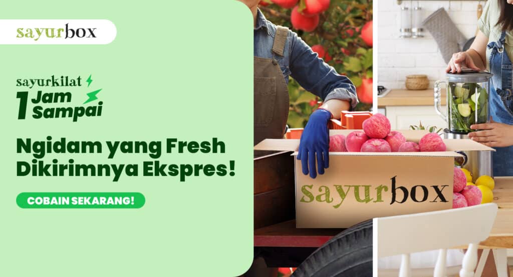 grocery store sayurbox 1 jam sampai
