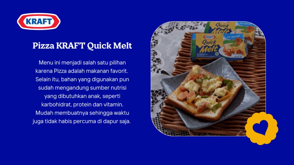 Ciptakan Momen Weekend bersama KRAFT Quick Melt 2 pizza kraft quick melt