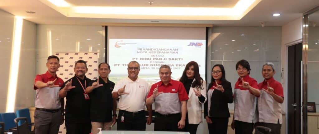 jne dan pt. bibu sebagai perkembangan bisnis indonesia timur