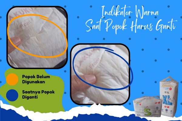 Ketahui Bahaya Ruam Popok dan Segera Konsultasikan ke Dokter 3 ada indikator warna makuku sap diapers slim