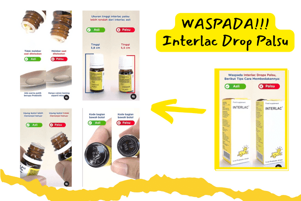 perbedaan interlac asli dan palsu