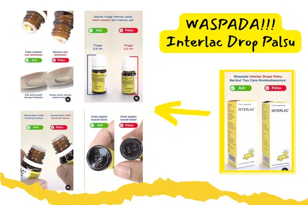 perbedaan interlac asli dan palsu