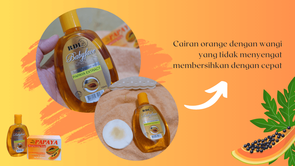 Packaging RDL Facial Cleanser Papaya 150mL
