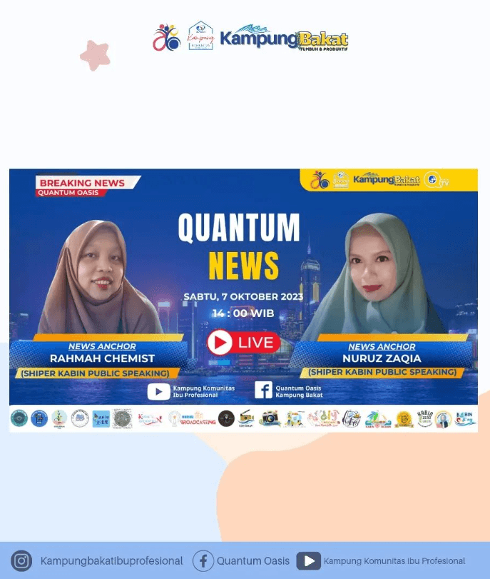 7 Alasan Emak Anak Tiga Belum Bisa Update Konten BLOG 2 Cara Menjadi News Anchor