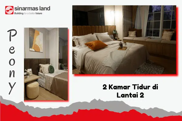 Kamar lantai 2 Tipe Peony Wisata Bukit Mas Surabaya sebagai Rekomendasi Perumahan Terbaik di Surabaya