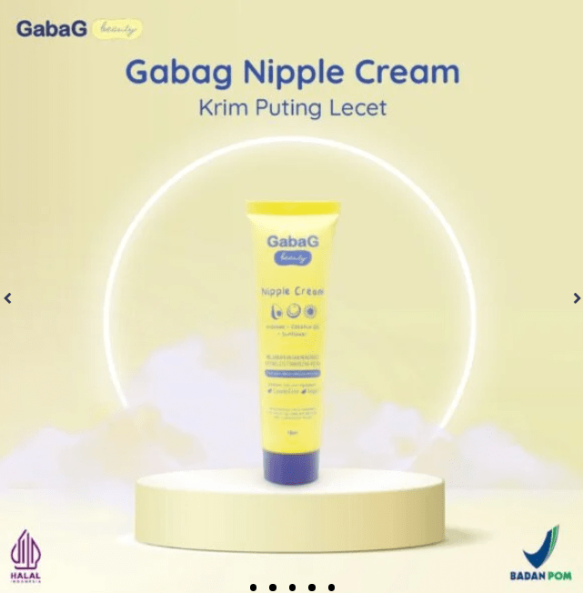 Cara Mengatasi Ketika Menyusui Sakit karena Puting Lecet 2 Gabag Nipple Cream