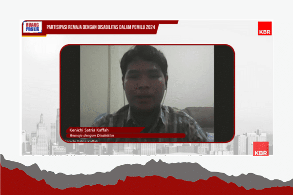 Kenichi sebagai Remaja Disabilitas dalam Pemilu 2024