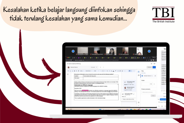 Pengalaman Ikut Kursus Creative Writing di TBI Pondok Indah 4 Belajar Creative Writing Berkualitas di TBI Pondok Indah